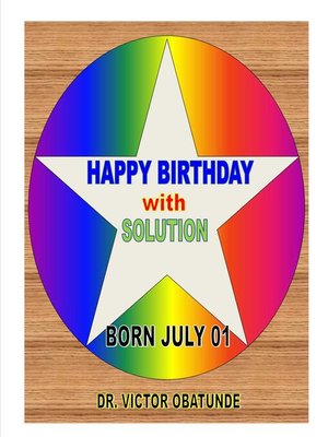 cover image of BORN JULY 01